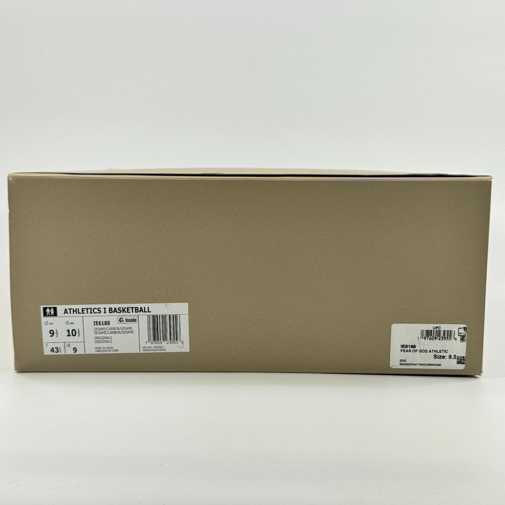 Adidas Fear of God Athletics I 'Sesame Carbon' IE6188 Basketball Multi Size - Picture 13 of 16